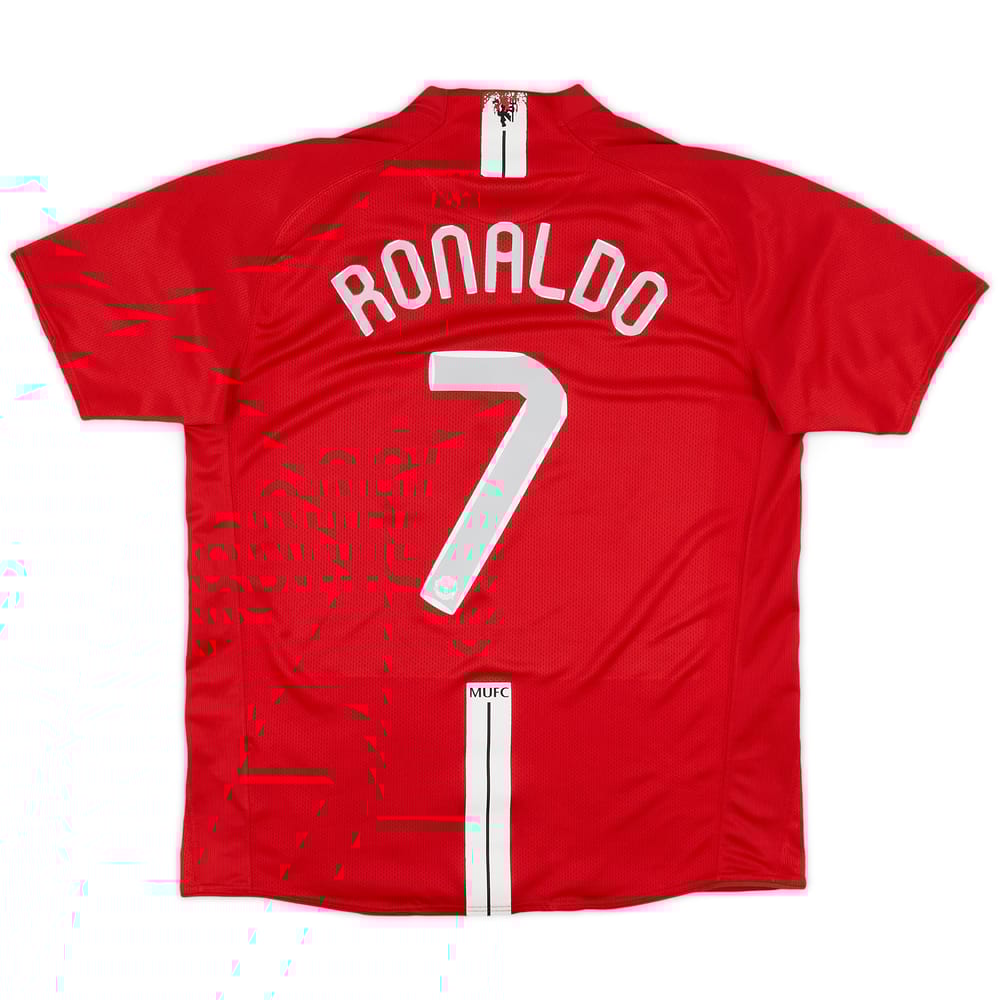 2007-09 Manchester United Home Shirt Ronaldo #7 - 7/10 - (L)