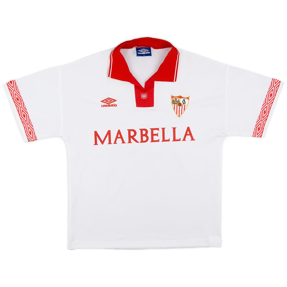 1994-95 Sevilla Home Shirt - 9/10 - (M)