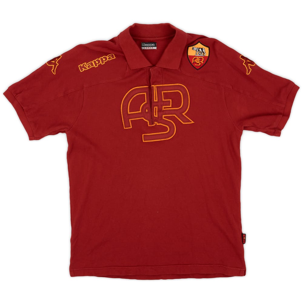 2009-10 Roma Kappa Polo Shirt - 6/10 - (L)