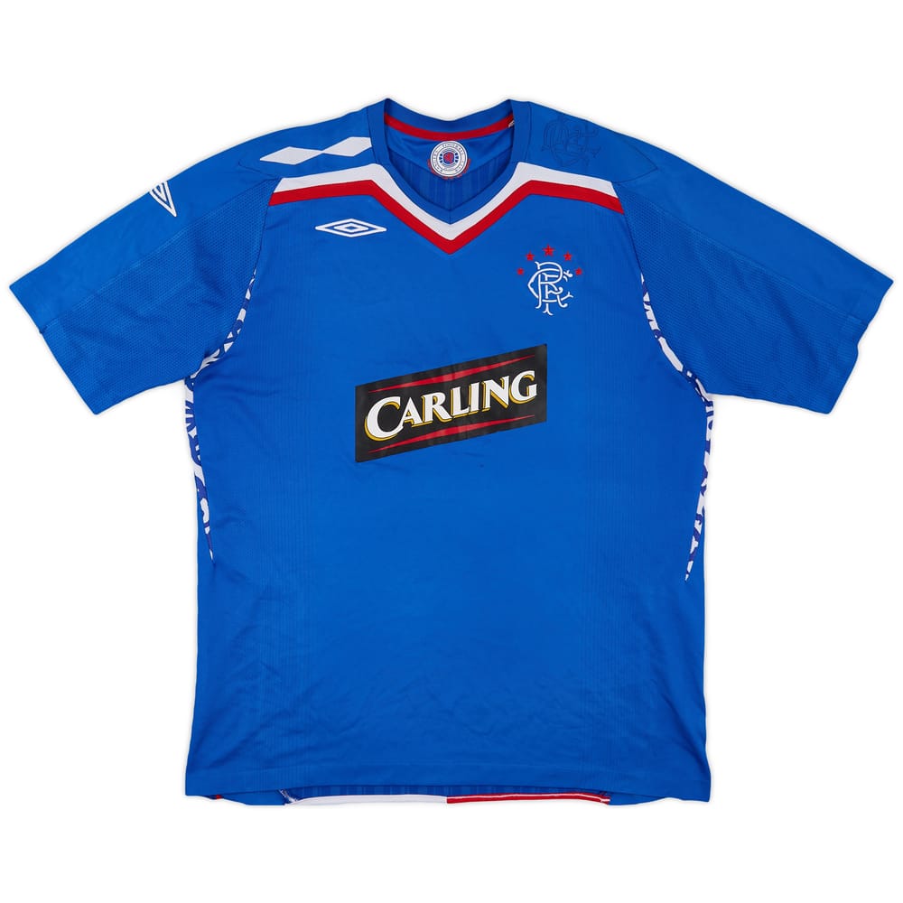 2007-08 Rangers Home Shirt - 6/10 - (XL)