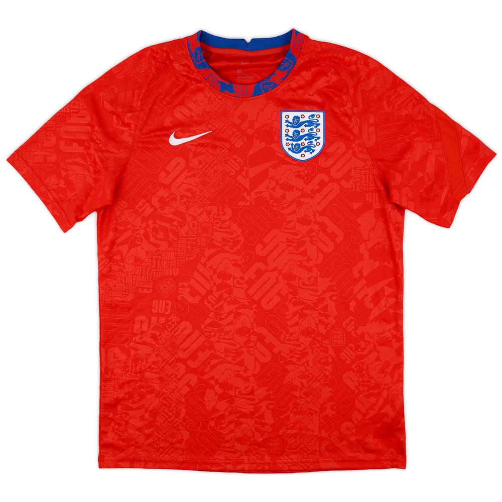 2020-21 England Nike Training Shirt - 9/10 - (L)
