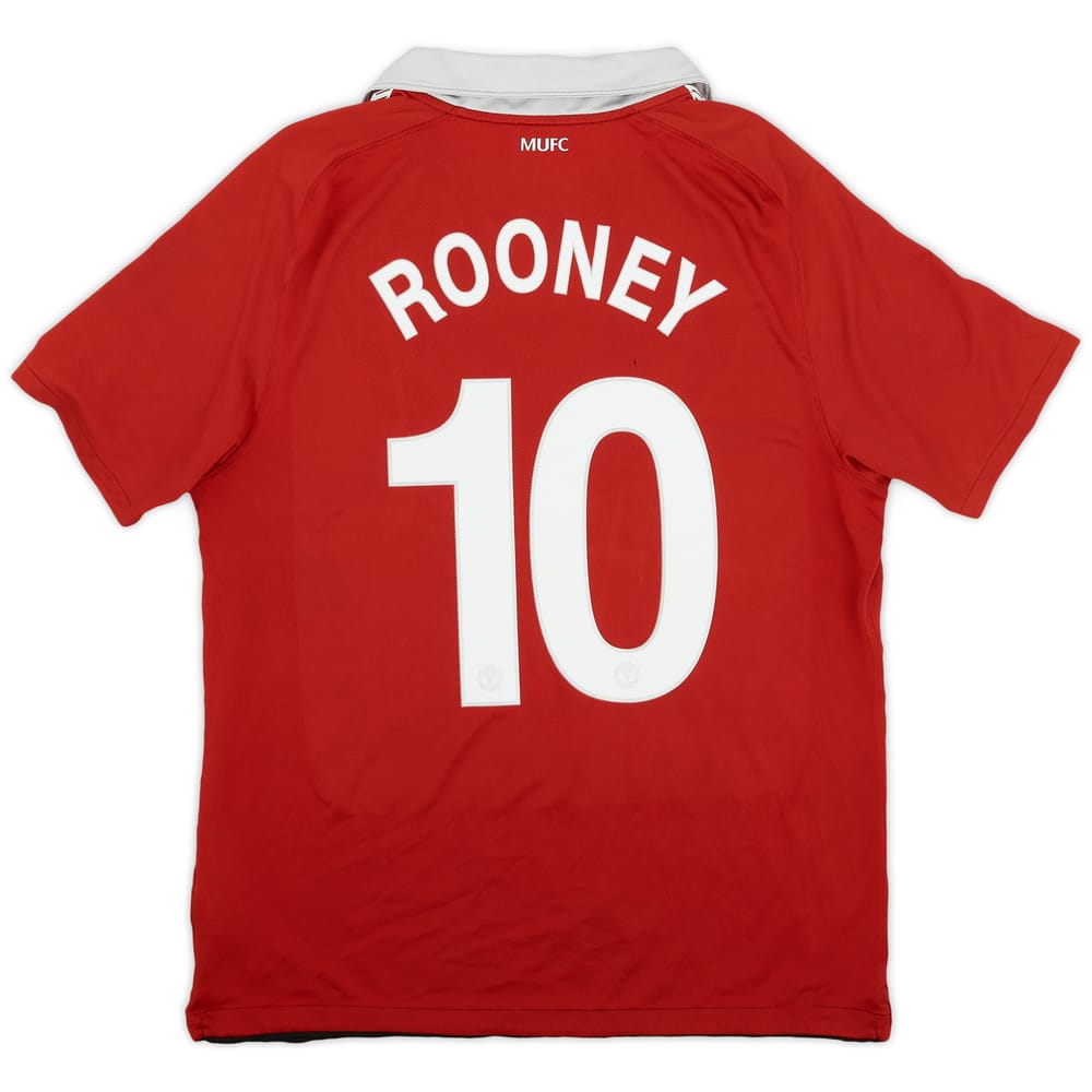 2010-11 Manchester United Home Shirt Rooney #10 - 6/10 - (L)