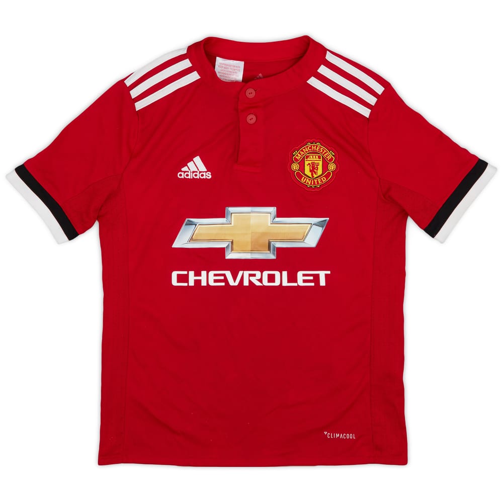 2017-18 Manchester United Home Shirt - 7/10 - (S.Boys)