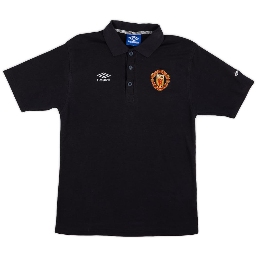 1996-97 Manchester United Umbro Polo Shirt - 7/10 - (L)