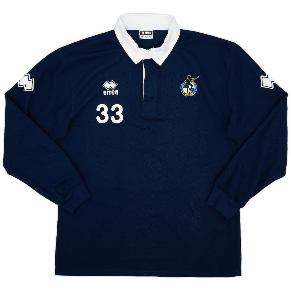 2009-10 Bristol Rovers Player Issue Errea L/S Rugby Shirt #33 - 7/10 - (XL)