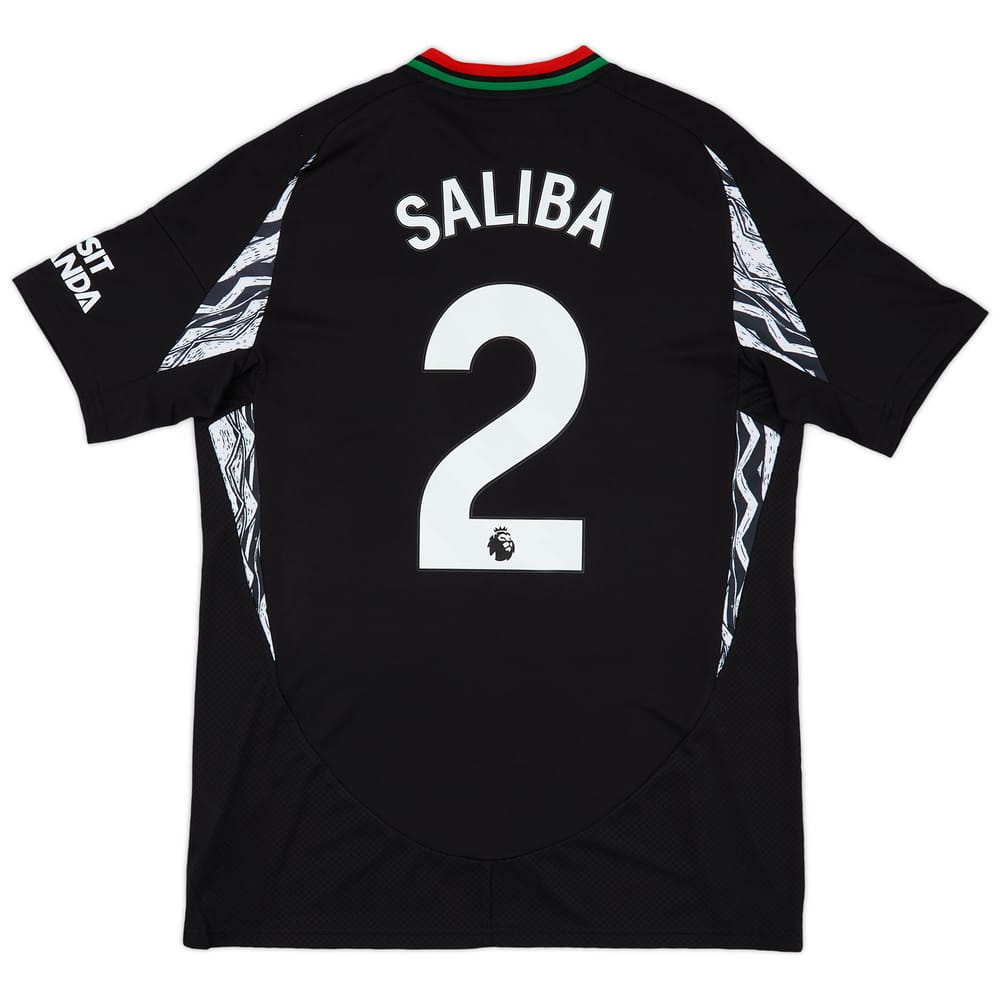 2024-25 Arsenal Away Shirt Saliba #2