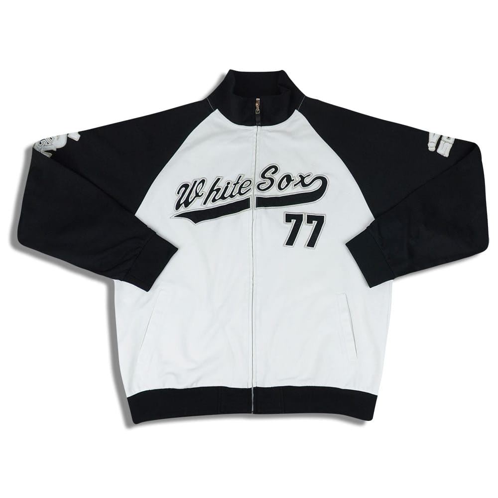 2000s Chicago White Sox Majestic Cooperstown Track Jacket XL