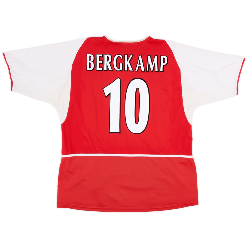 2002-04 Arsenal Home Shirt Bergkamp #10 - 7/10 - (XXL)