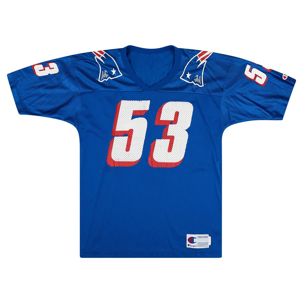 1995-99 New England Patriots Slade #53 Champion Jersey (Home) L