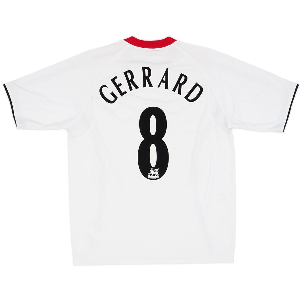 2005-06 Liverpool Away Shirt Gerrard #8 - 6/10 - (L)