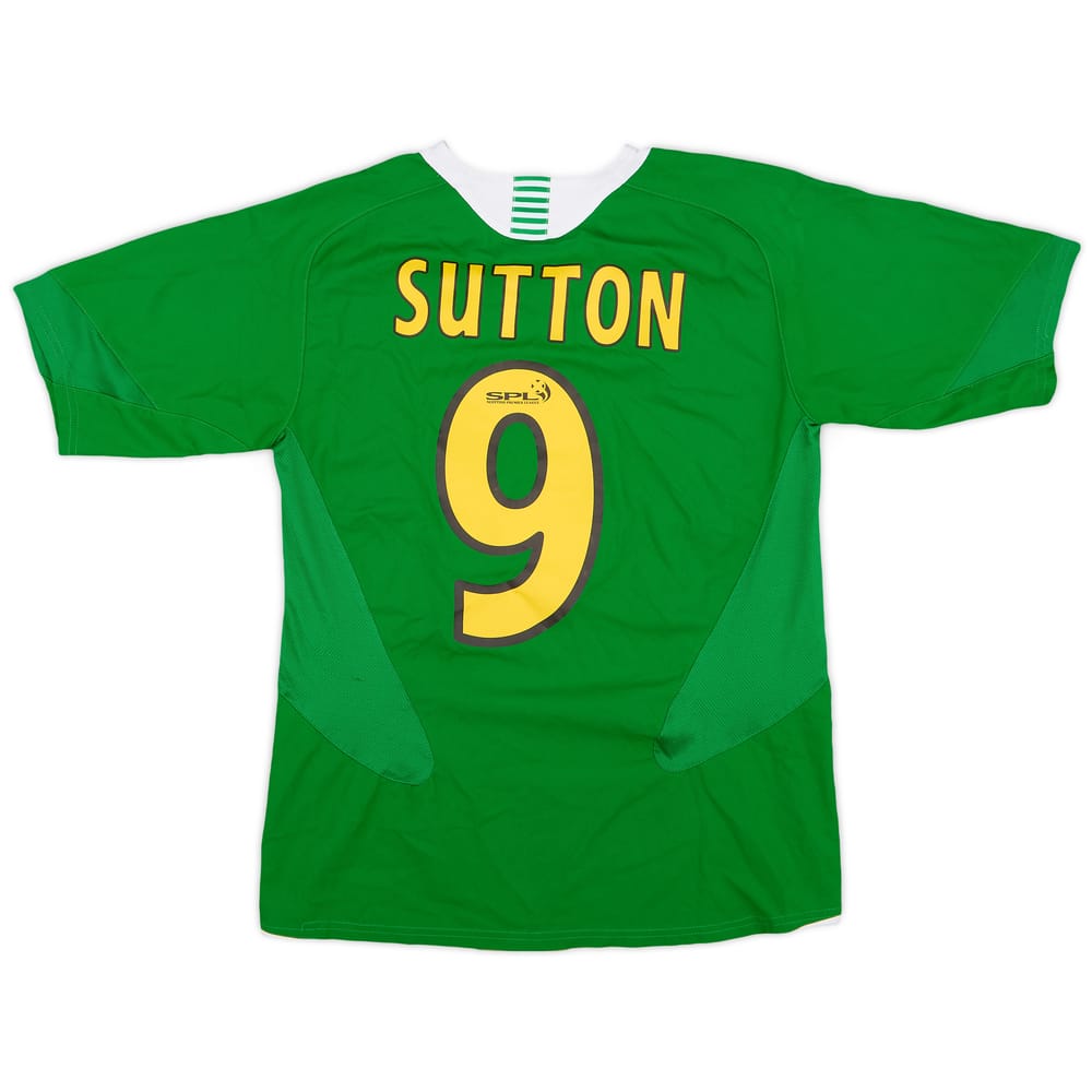 2005-06 Celtic Away Shirt Sutton #9 - 8/10 - (L.Boys)