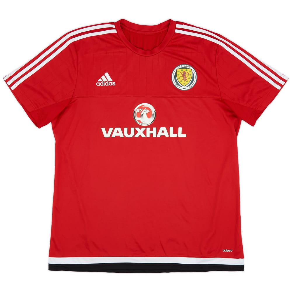 2015-16 Scotland adidas Training Shirt - 9/10 - (XL)