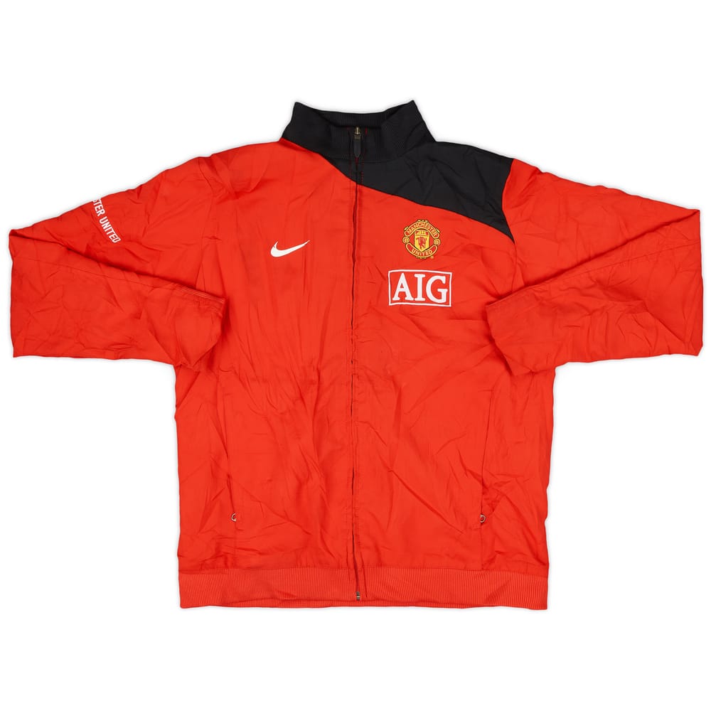 2008-09 Manchester United Nike Track Jacket - 8/10 - (L.Boys)