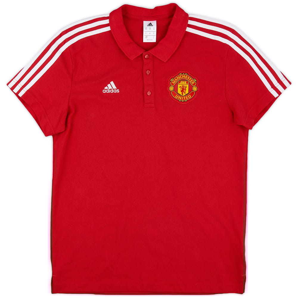 2016-17 Manchester United adidas Polo Shirt - 9/10 - (M)