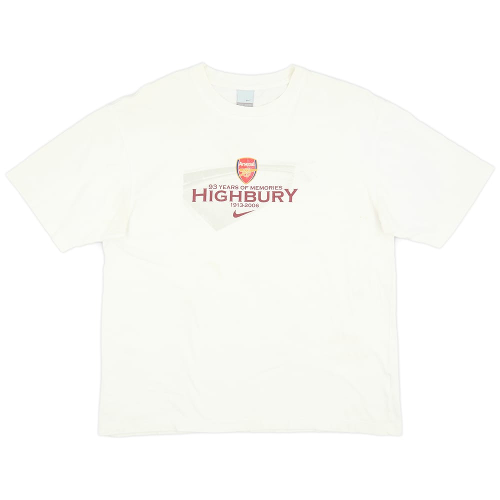 2006 Arsenal Nike 'Highbury 1913-2006' Tee - 5/10 - (XL)