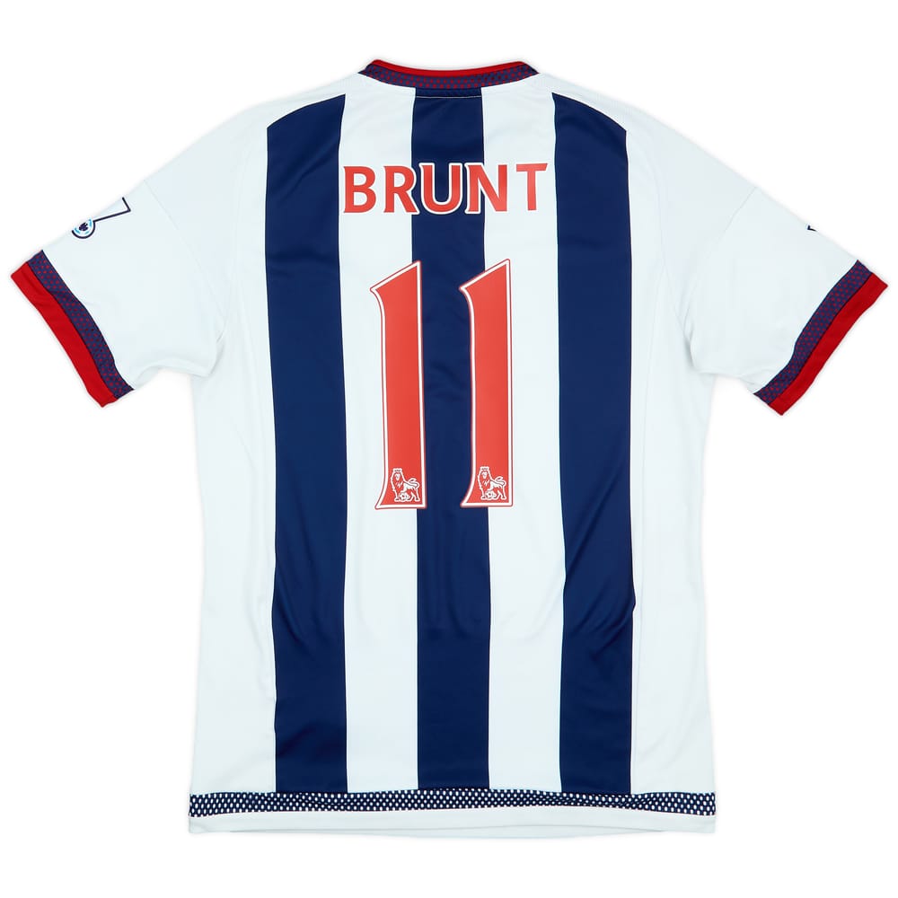 2015-16 West Brom Home Shirt Brunt #11 - 7/10 - (S)