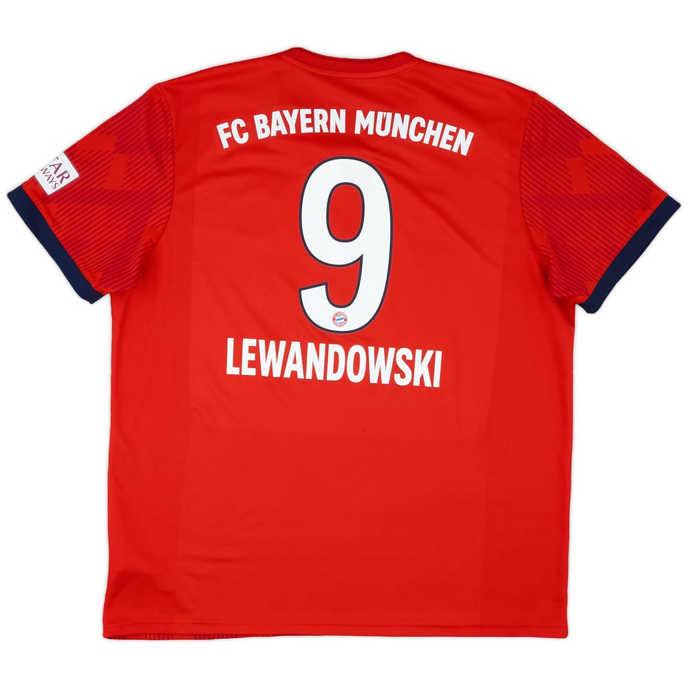 2018-19 Bayern Munich Home Shirt Lewandowski #9 - 5/10 - (XL)