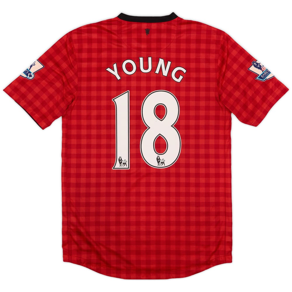 2012-13 Manchester United Home Shirt Young #18 - 5/10 - (S)