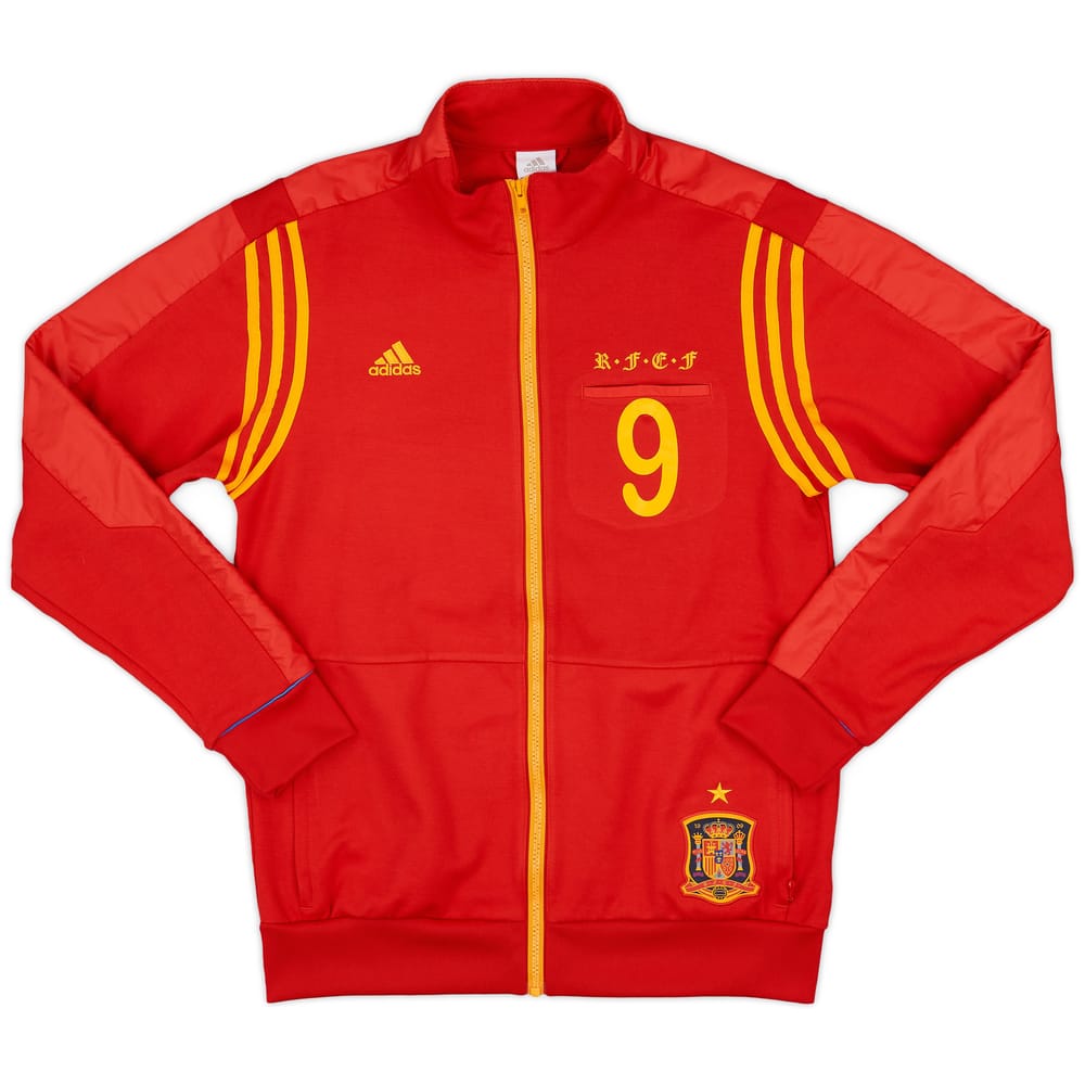 2010-11 Spain adidas Track Jacket #9 - 8/10 - (M)