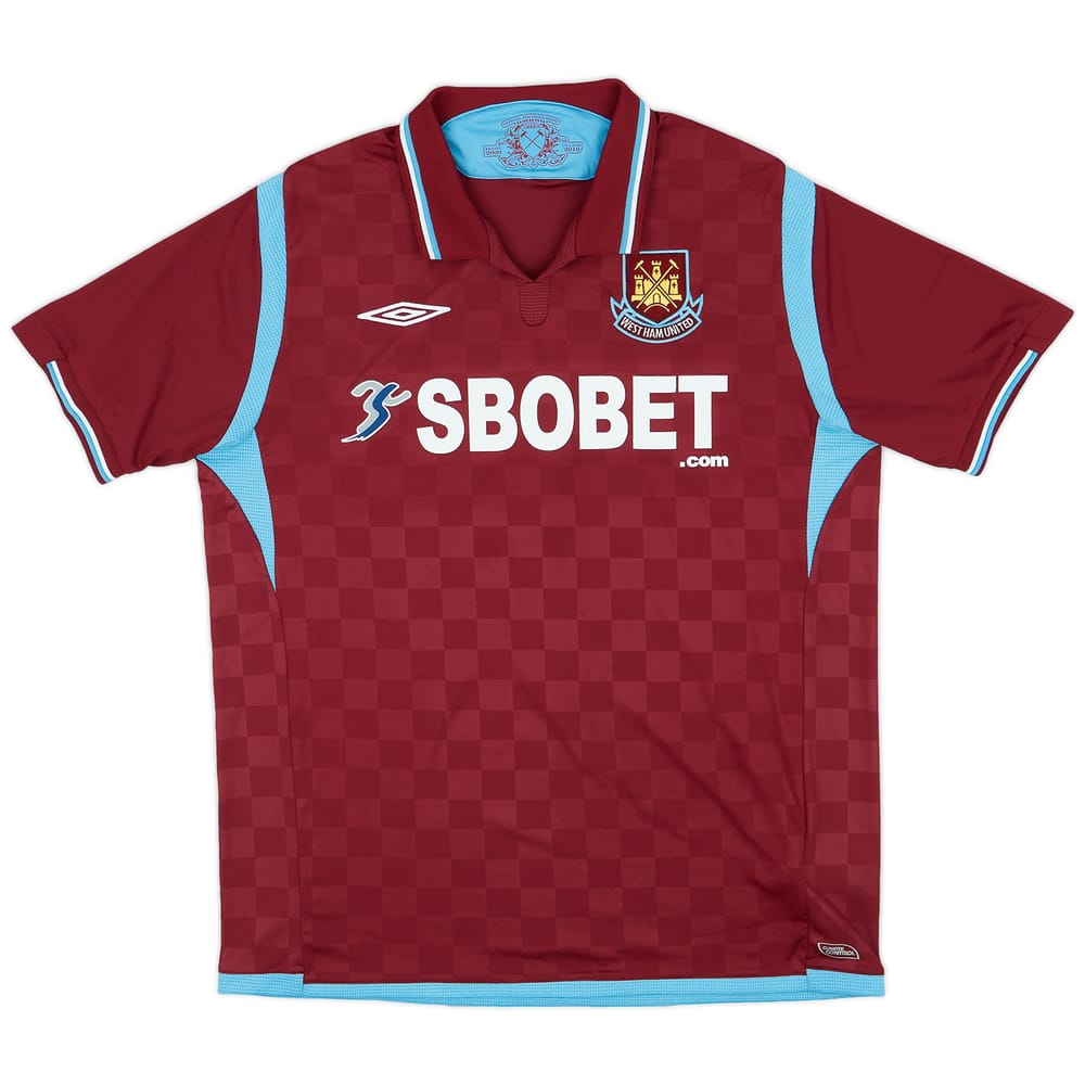 2009-10 West Ham Home Shirt - 9/10 - (L)