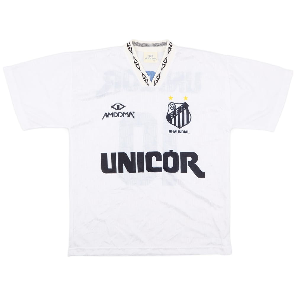 1995 Santos Home Shirt #10 - 8/10 - (L)