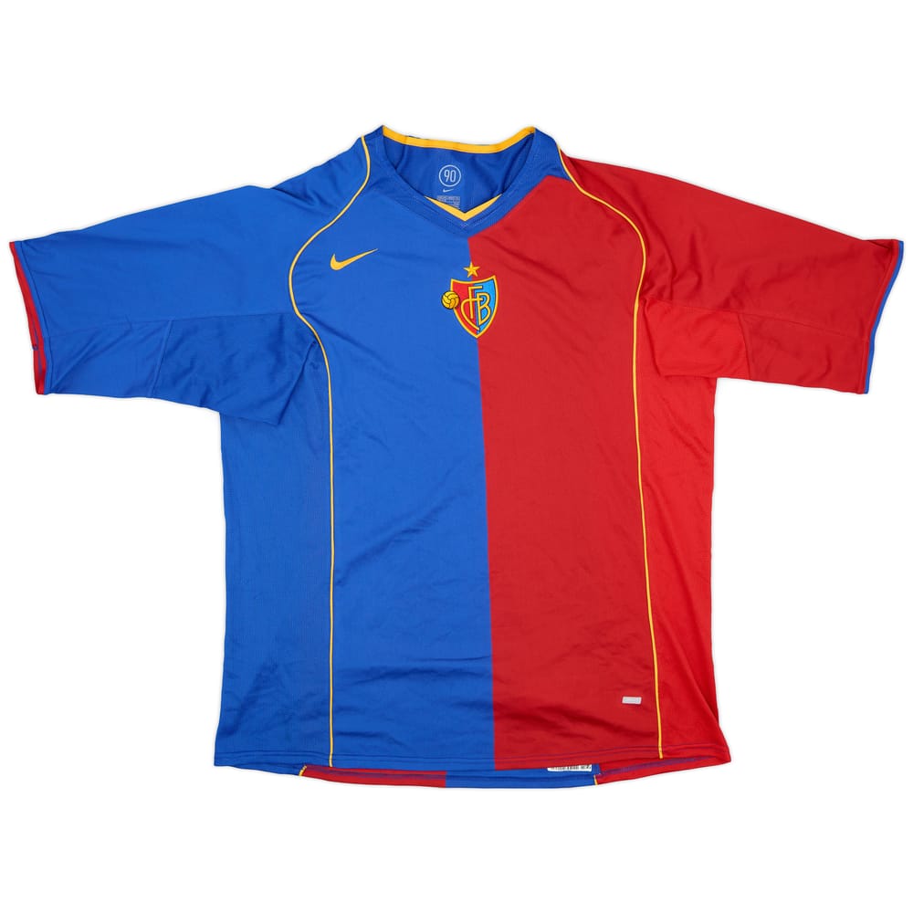 2004-05 FC Basel Home Shirt - 9/10 - (XXL)