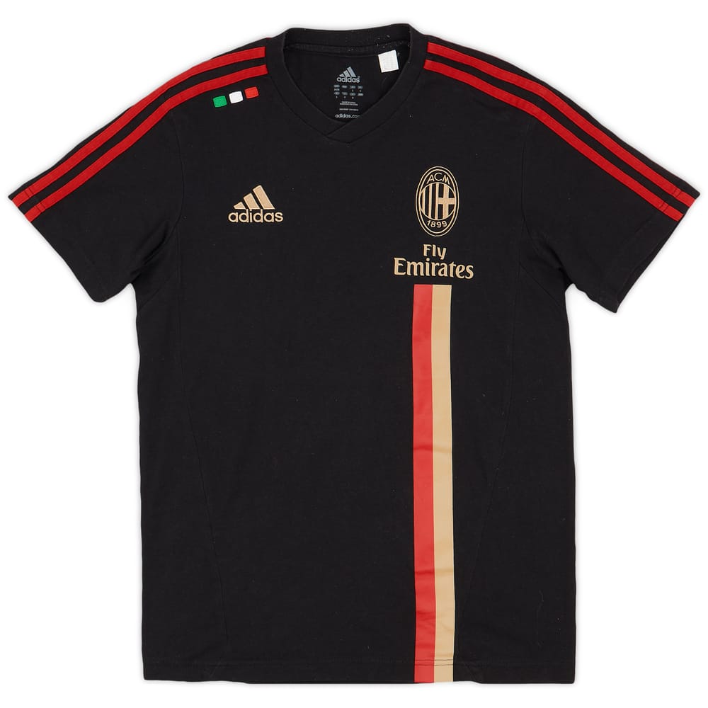 2011-12 AC Milan adidas Cotton Tee - 9/10 - (S)