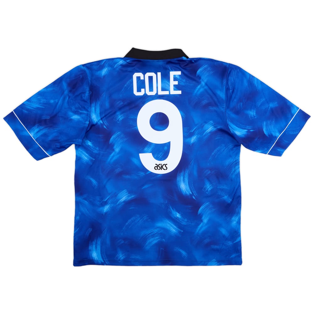 1993-95 Newcastle Away Shirt Cole #9 - 7/10 - (L)