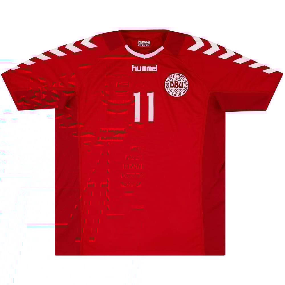 2003-04 Denmark Match Issue Home Shirt #11