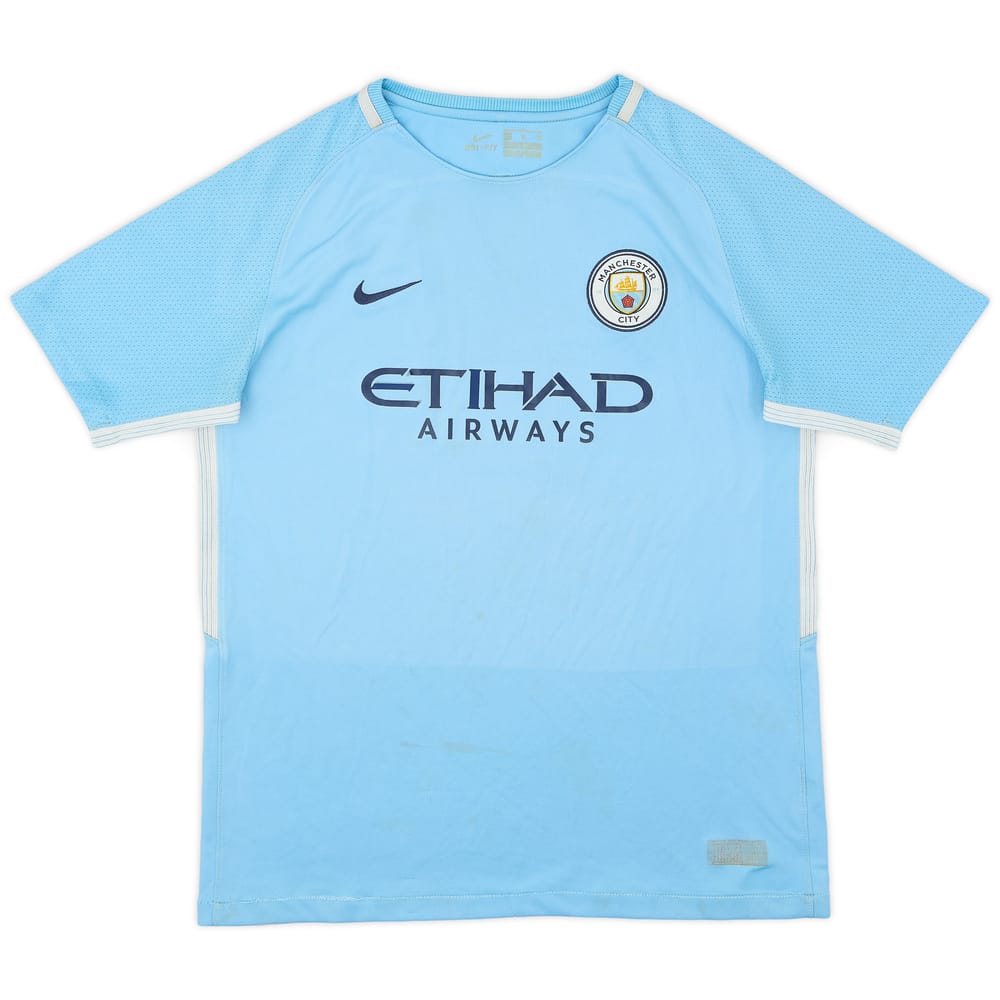 2017-18 Manchester City Home Shirt - 5/10 - (XL.Boys)
