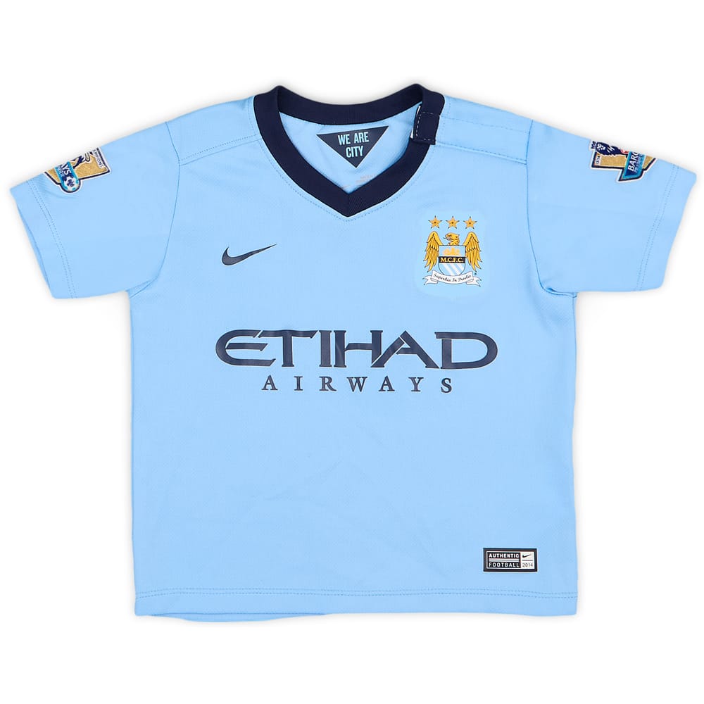 2014-15 Manchester City Home Shirt - 9/10 - (12-18 Months)