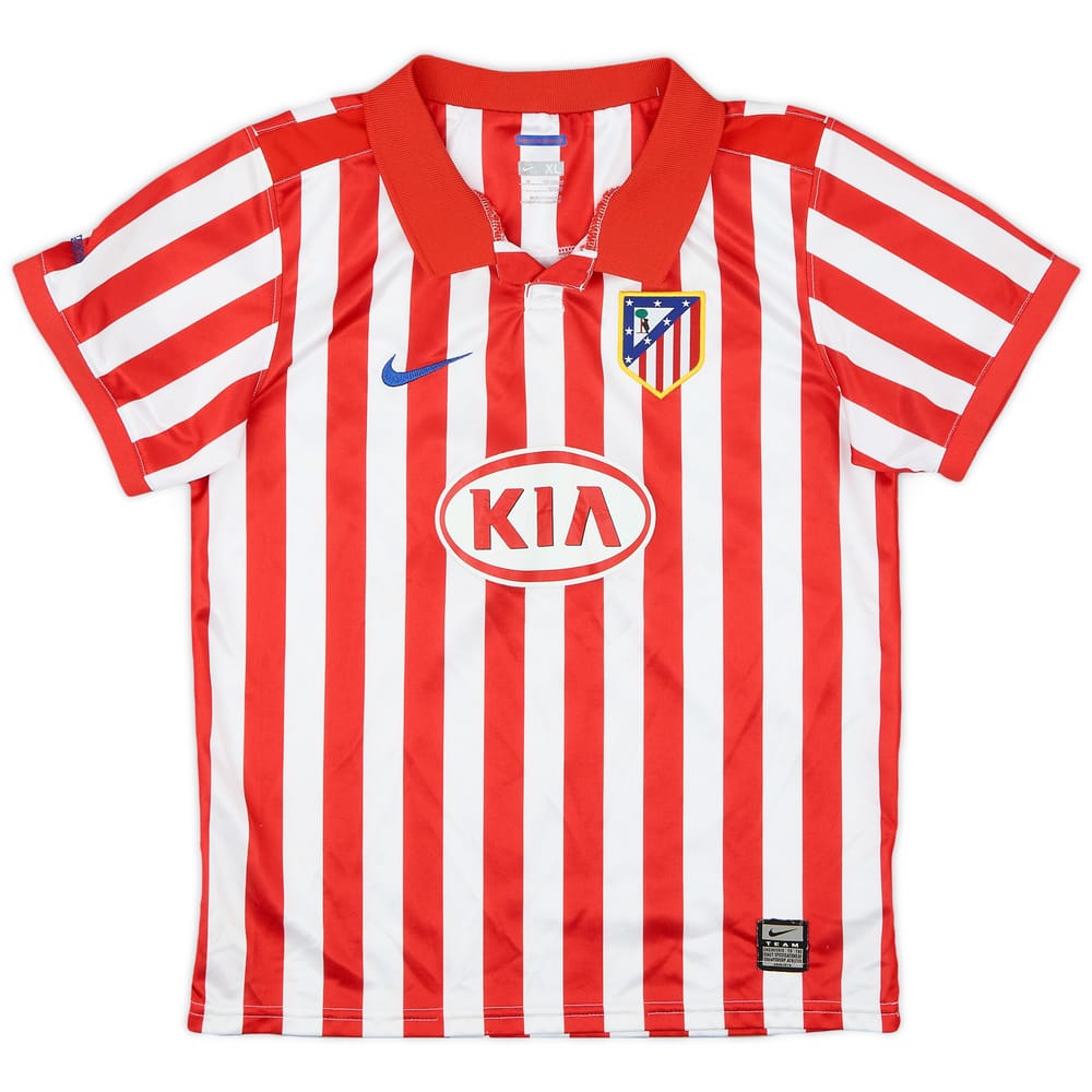 2009-10 Atletico Madrid Home Shirt - 6/10 - (7-8 Years)