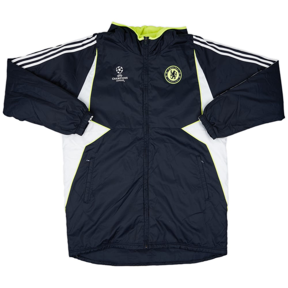 2007-08 Chelsea adidas CL Padded Bench Coat - 8/10 - (XL)