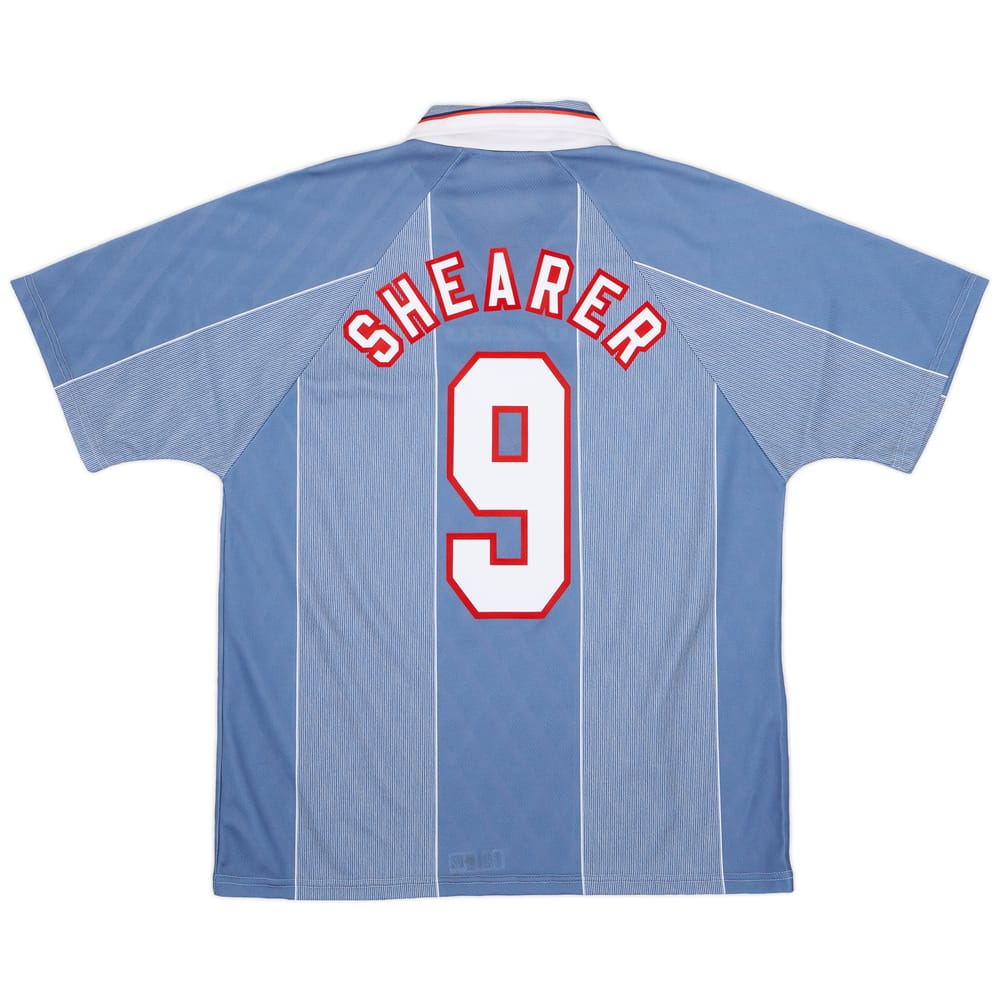 1996-97 England Away Shirt Shearer #9 - 6/10 - (L)