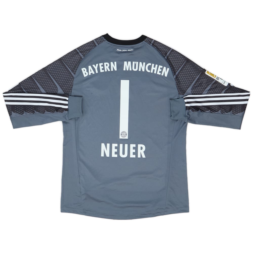 2014-15 Bayern Munich GK Shirt Neuer #1 - 9/10 - (XL.Boys)
