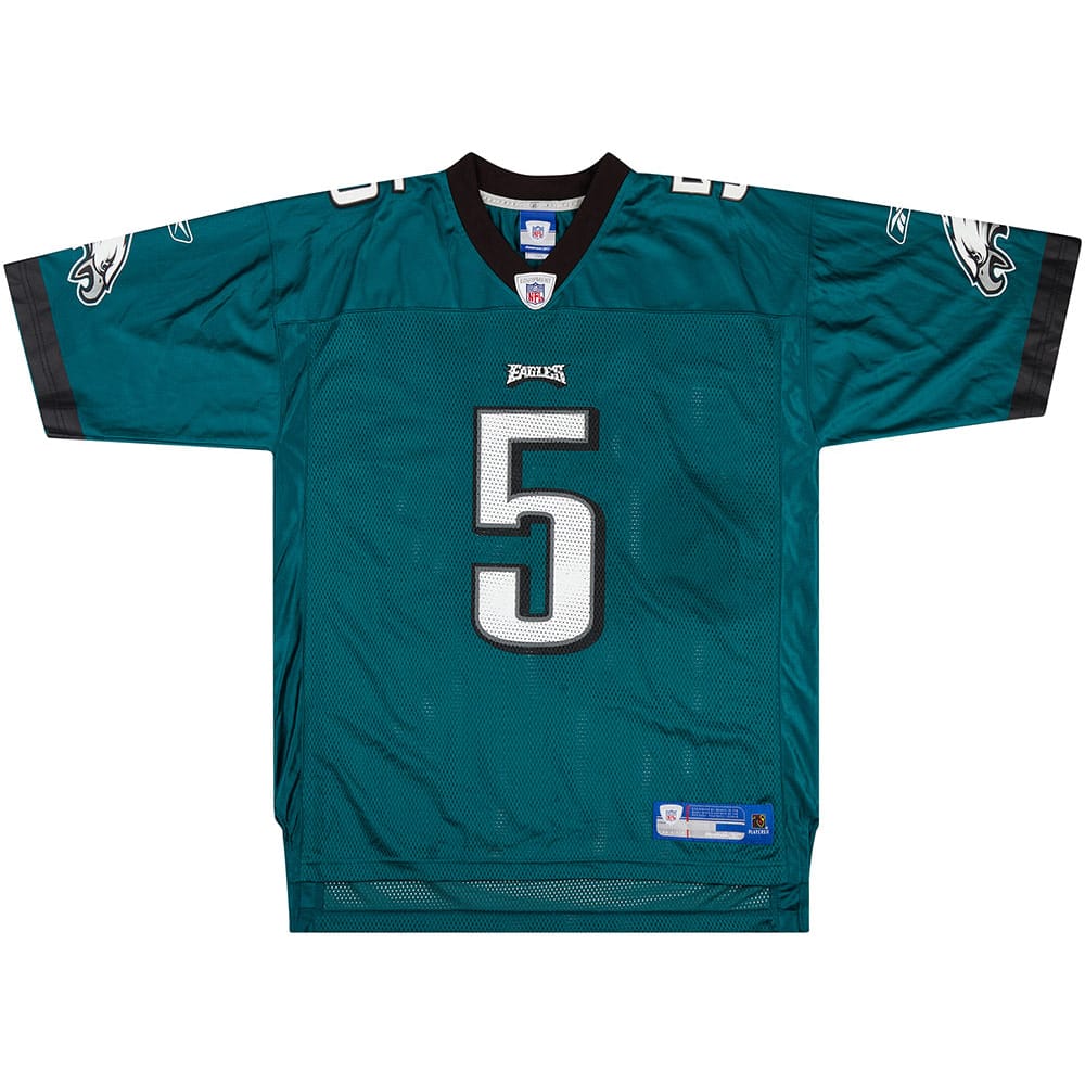 2005-06 Philadelphia Eagles McNabb #5 Reebok On Field Jersey (Home) Y