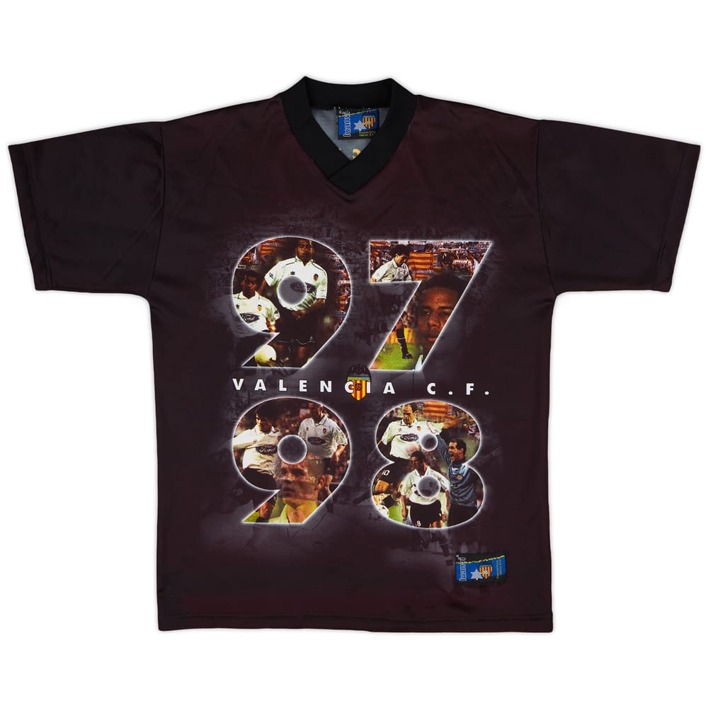 1997-98 Valencia Luanvi Graphic Shirt - 6/10 - (M)