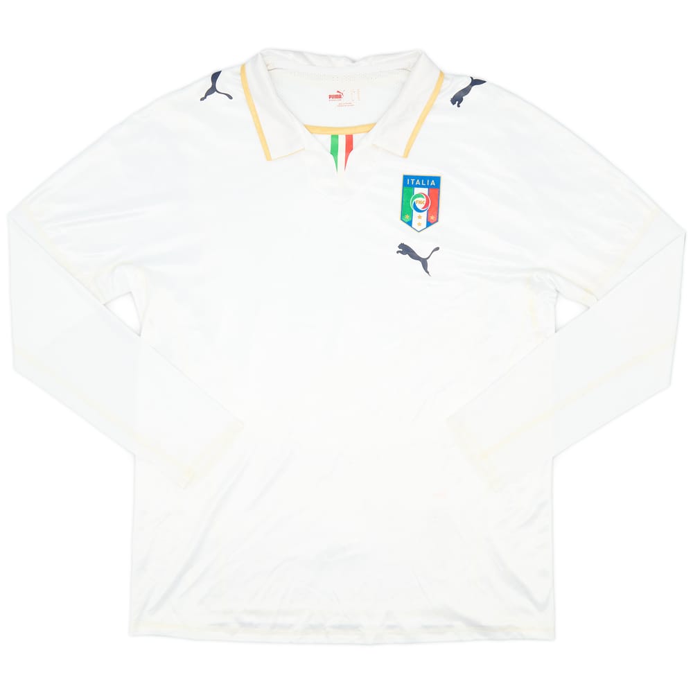 2007-08 Italy Player Issue Away L/S Shirt - 9/10 - (XL)