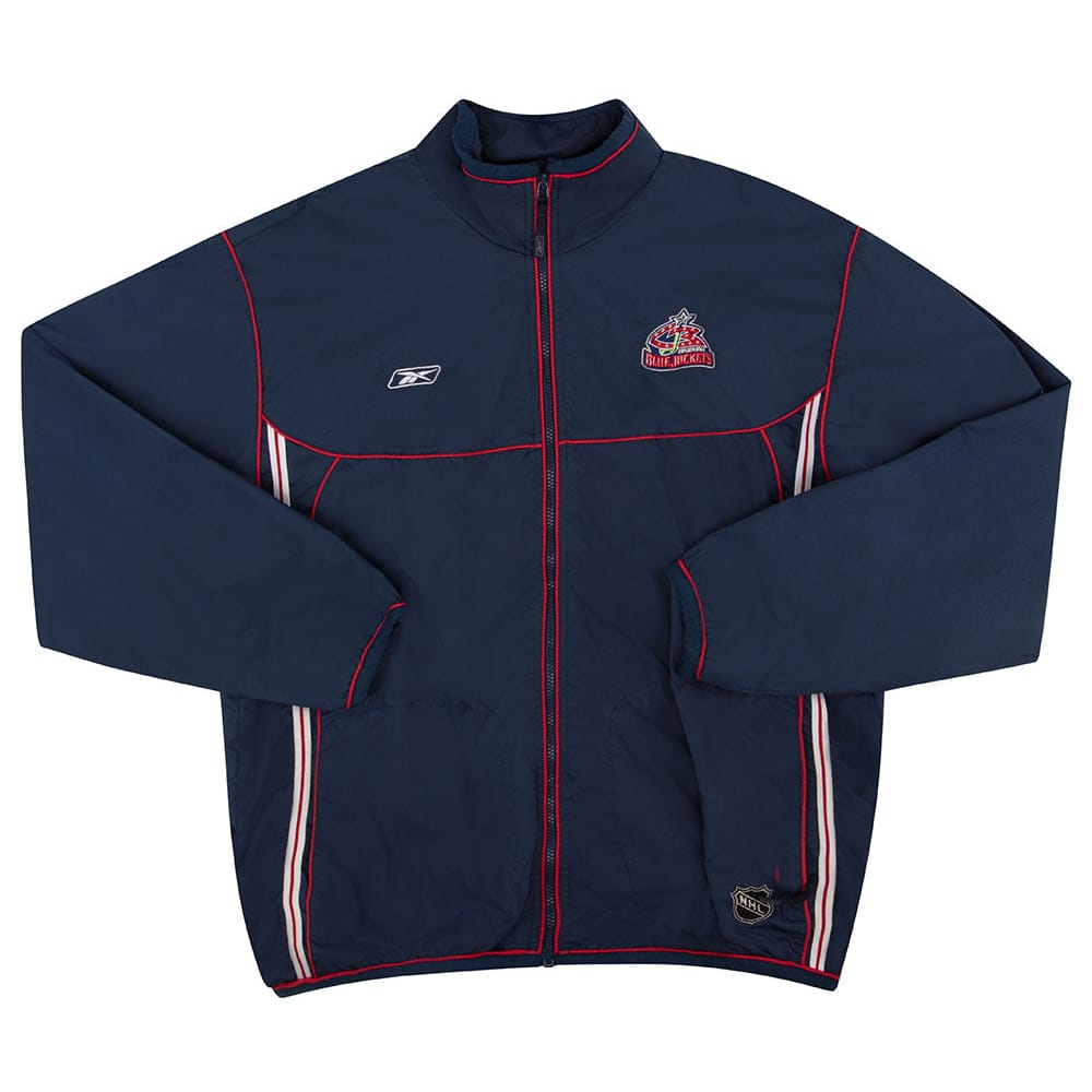 2000s Columbus Blue Jackets Reebok Windbreaker Jacket XL
