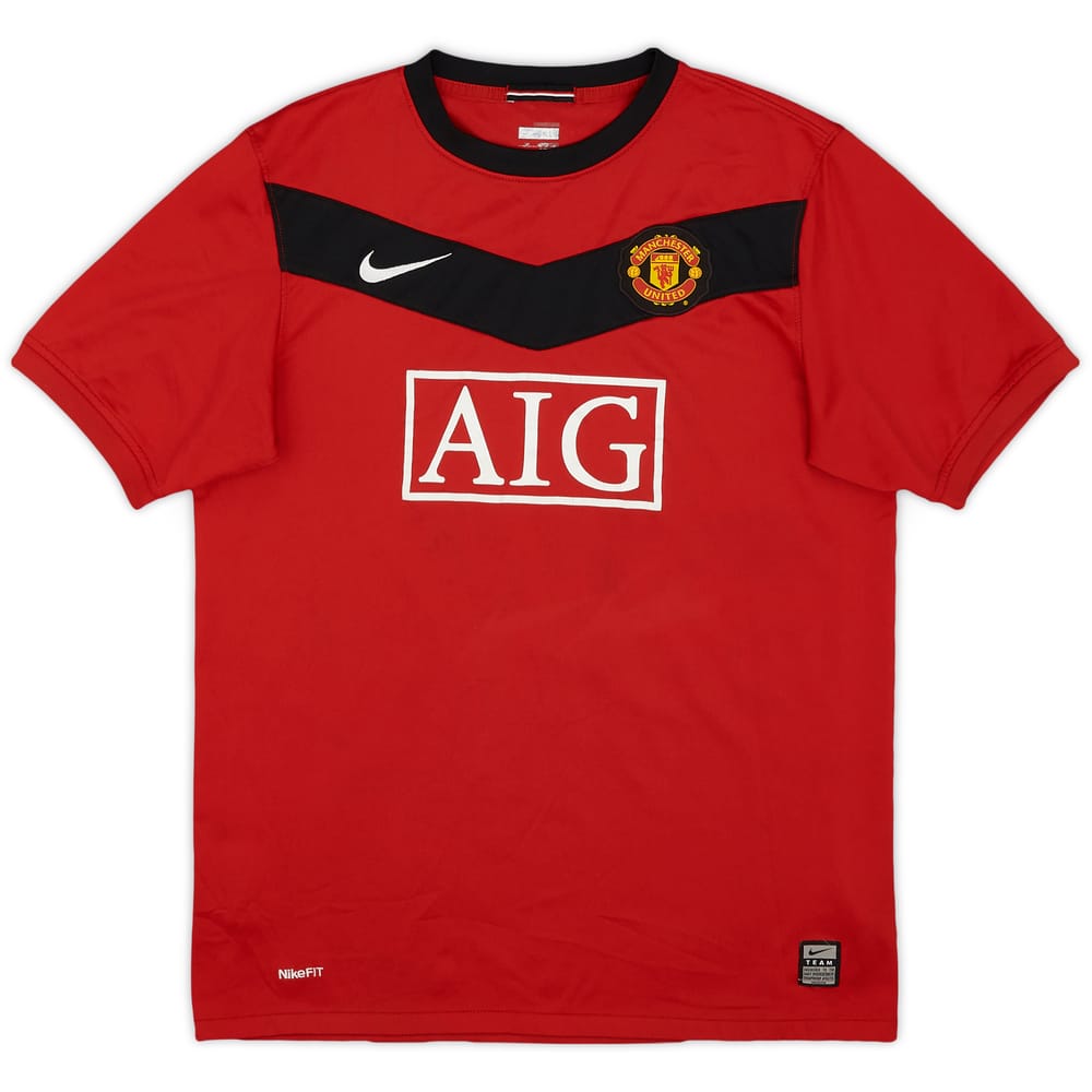 2009-10 Manchester United Home Shirt - 6/10 - (XL.Boys)