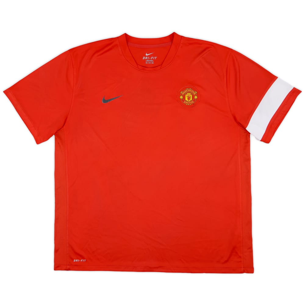 2010-11 Manchester United Nike Training Shirt - 8/10 - (XXL)