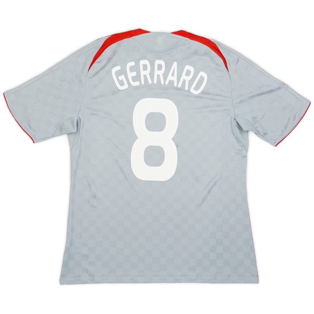 2008-09 Liverpool Away Shirt Gerrard #8 (L)