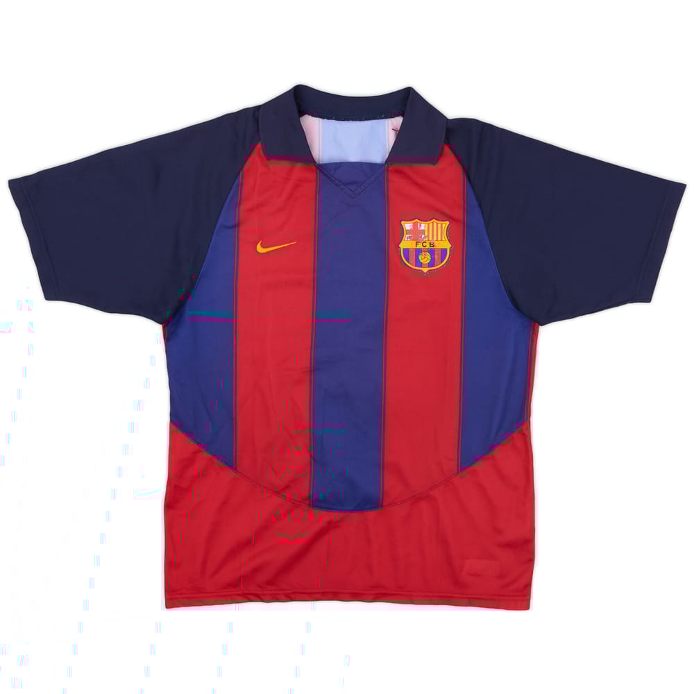 2003-04 Barcelona Basic Home Shirt - 4/10 - (S)