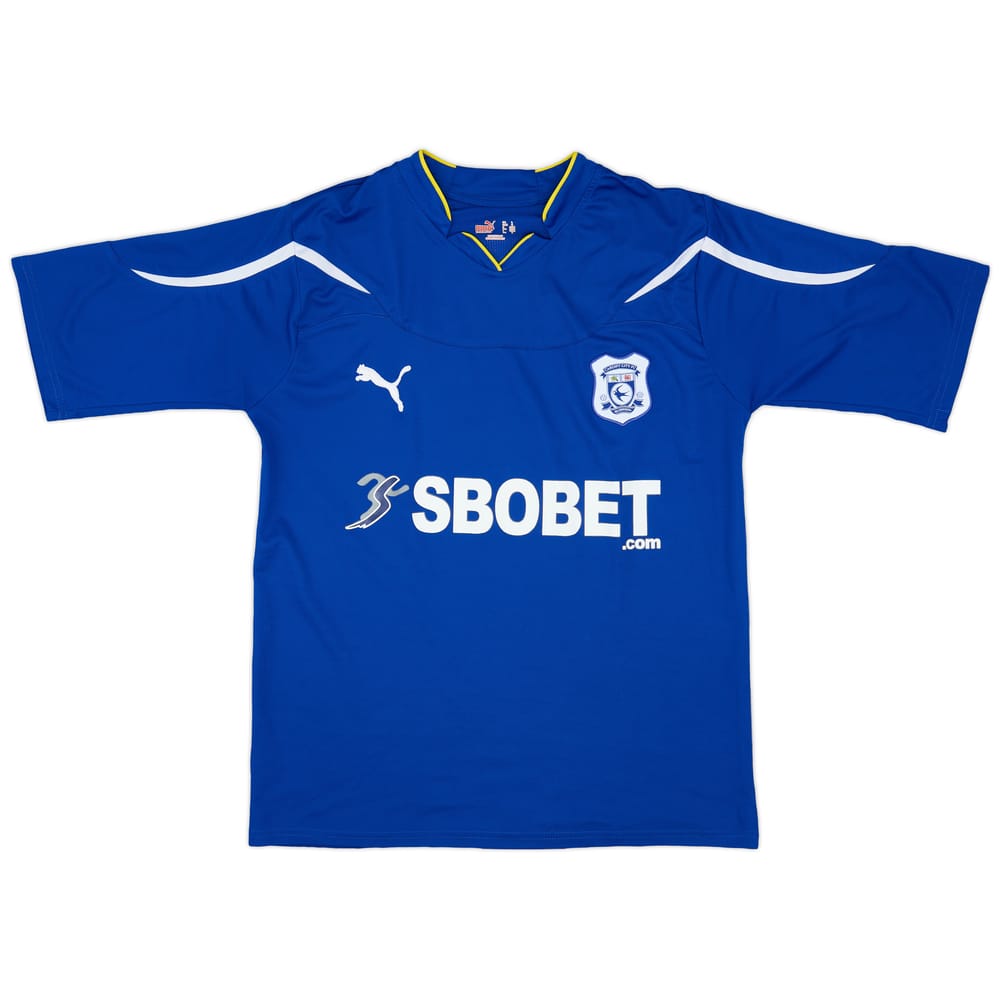 2010-11 Cardiff Home Shirt - 9/10 - (L)