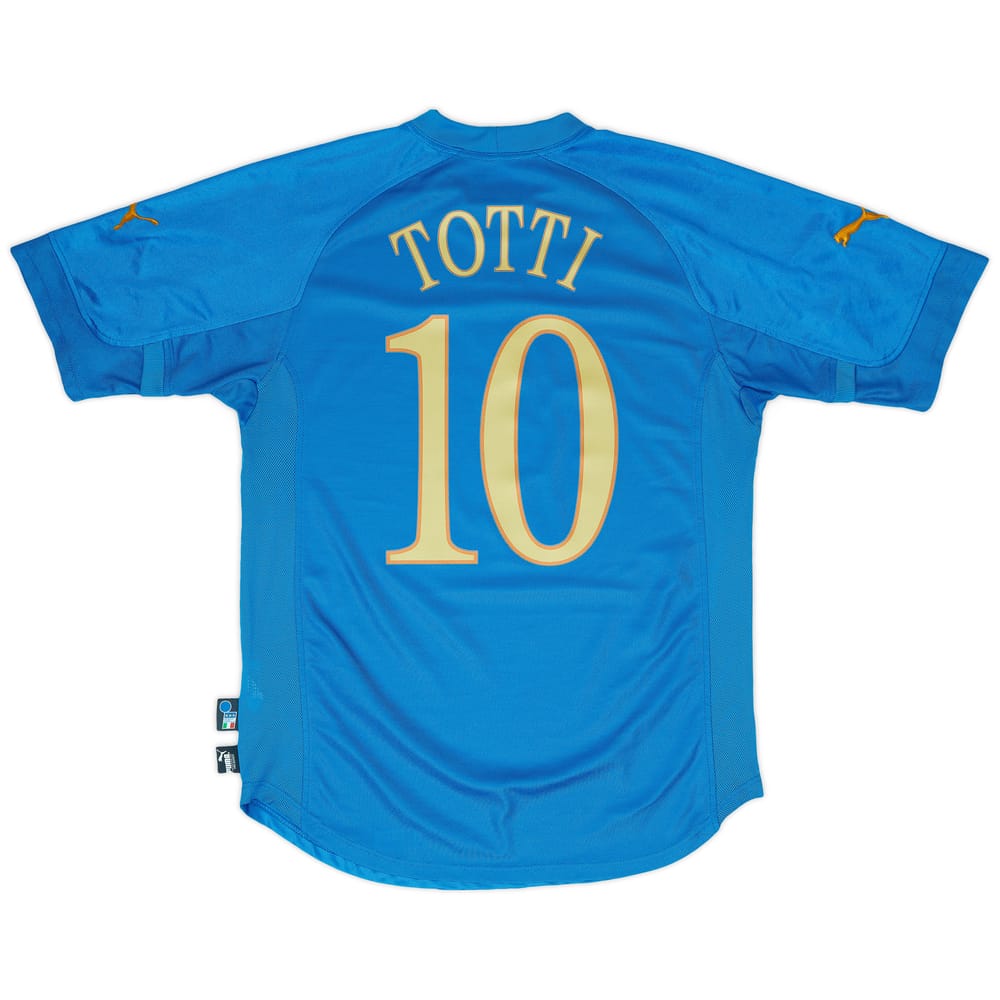 2004-06 Italy Home Shirt Totti #10 - 6/10 - (L)
