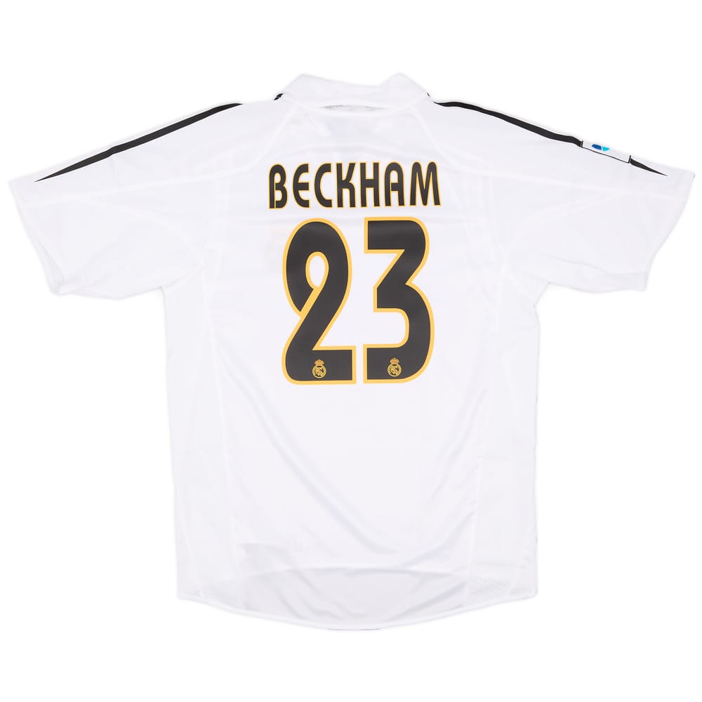 2004-05 Real Madrid Home Shirt Beckham #23 (S)