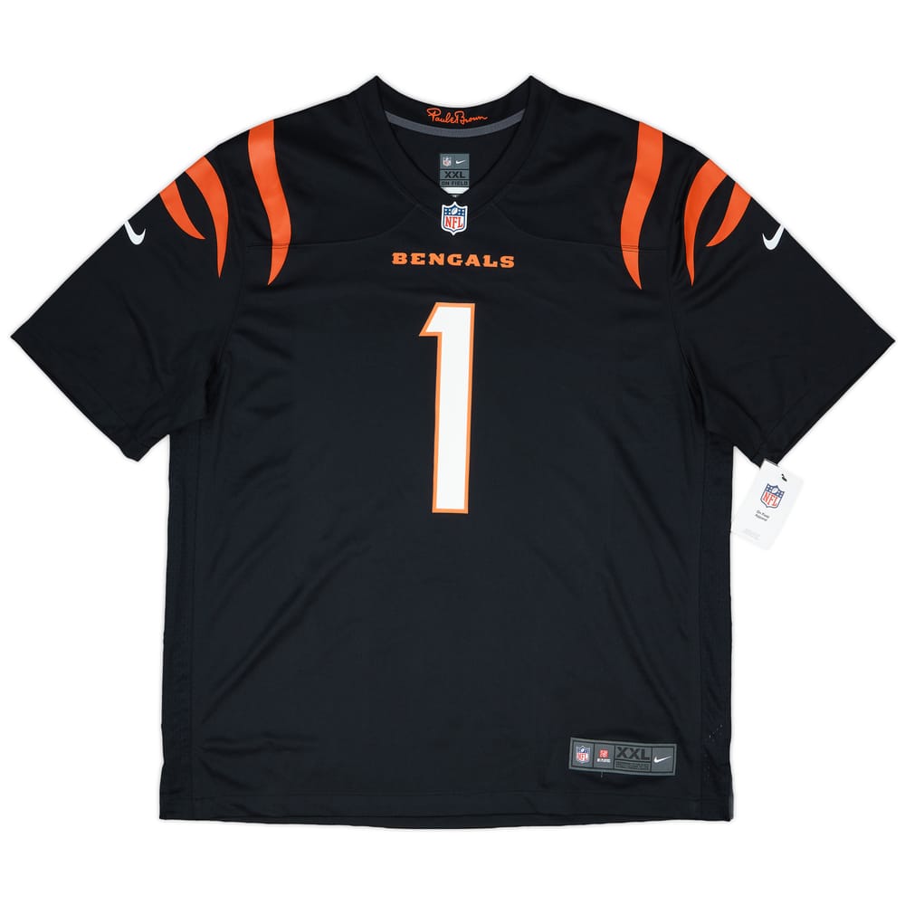 2021-24 Cincinnati Bengals Chase #1 Nike Game Home Jersey (XXL)