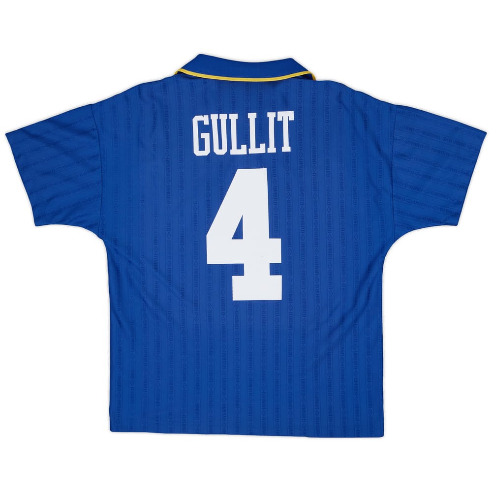 1995-97 Chelsea Home Shirt Gullit #4 - 7/10 - (M)