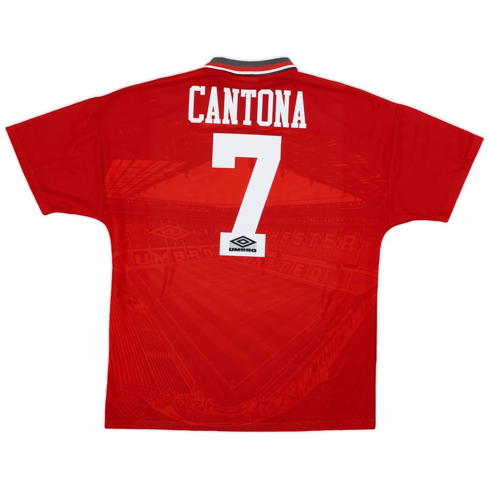 1994-96 Manchester United Home Shirt Cantona #7 - 7/10 - (L)