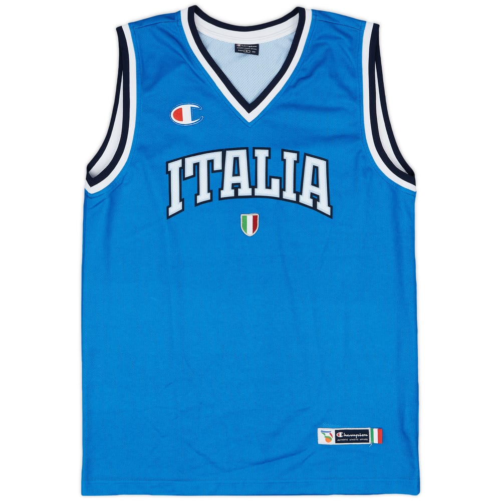 2005-08 Italy National Team Champion Home Jersey - 9/10 - (L)